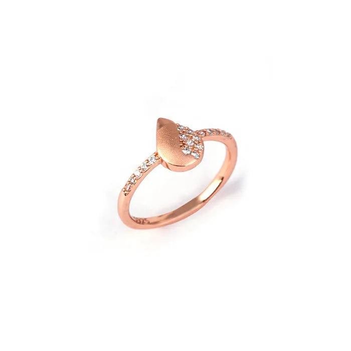 Droplet Delight Rose Gold Ring - Touch925