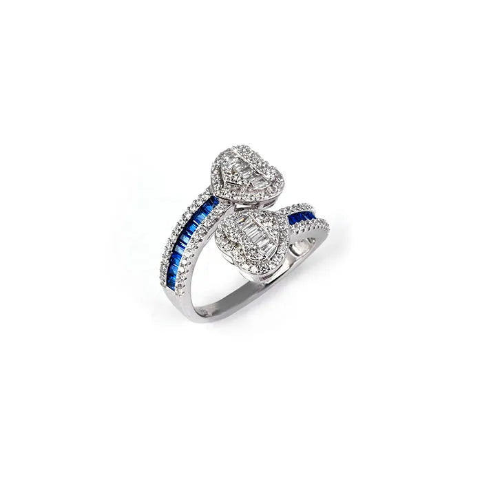 Sapphire Tranquility Silver Ring - Touch925