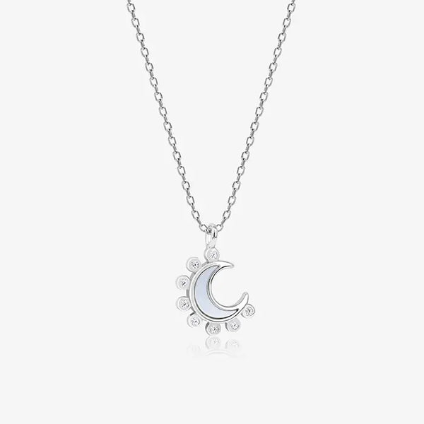 Spike Half Moon Necklace