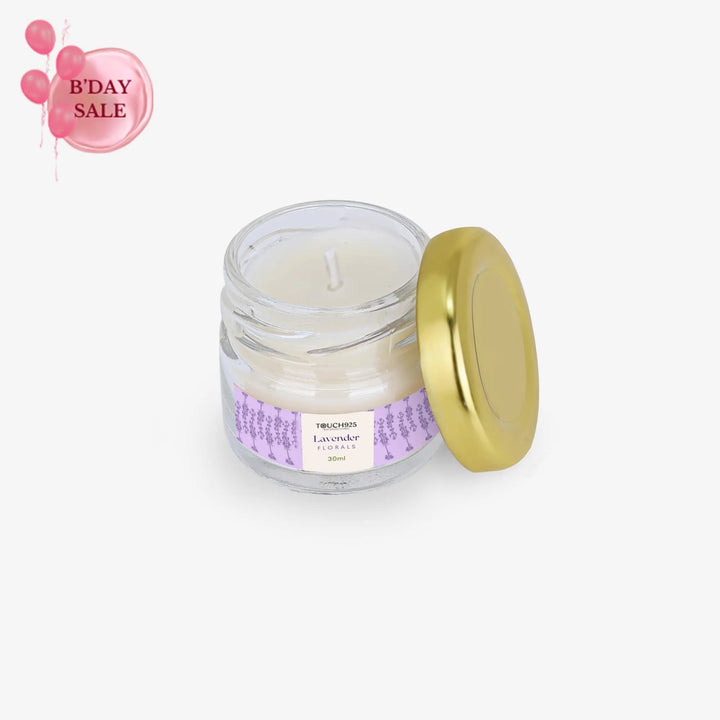 Lavender Floral Candle - Touch925