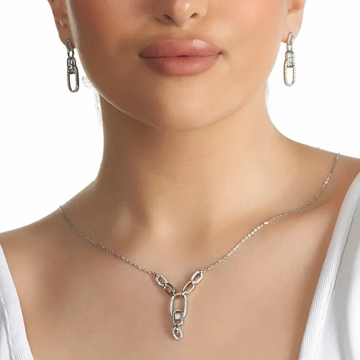 Duet Elegance Necklace Set - Touch925