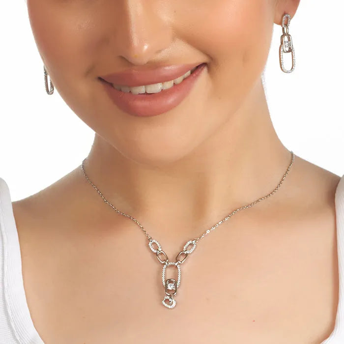 Duet Elegance Necklace Set - Touch925