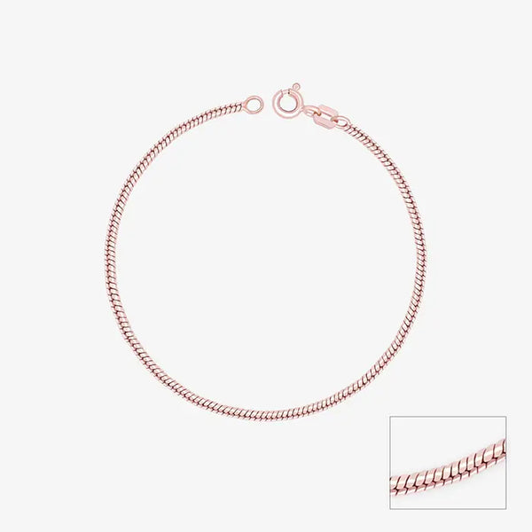 Textured Silver Anklet