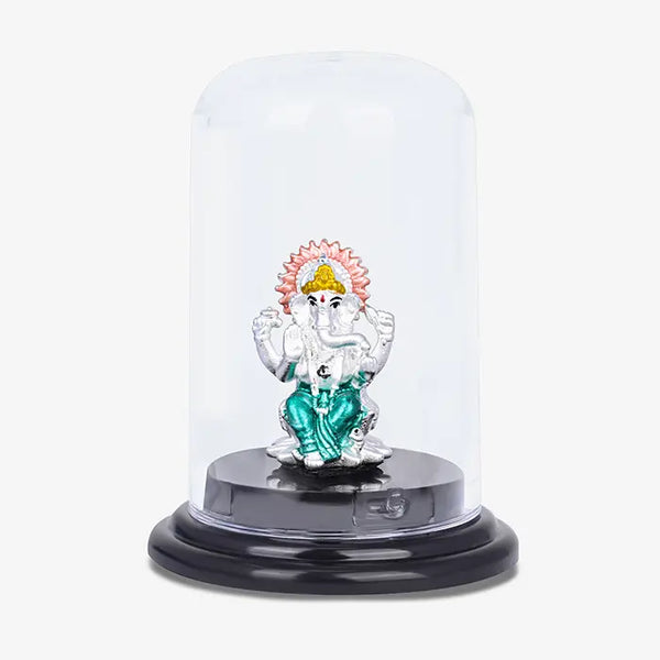 999 Silver Ekdant Ganesh Murti