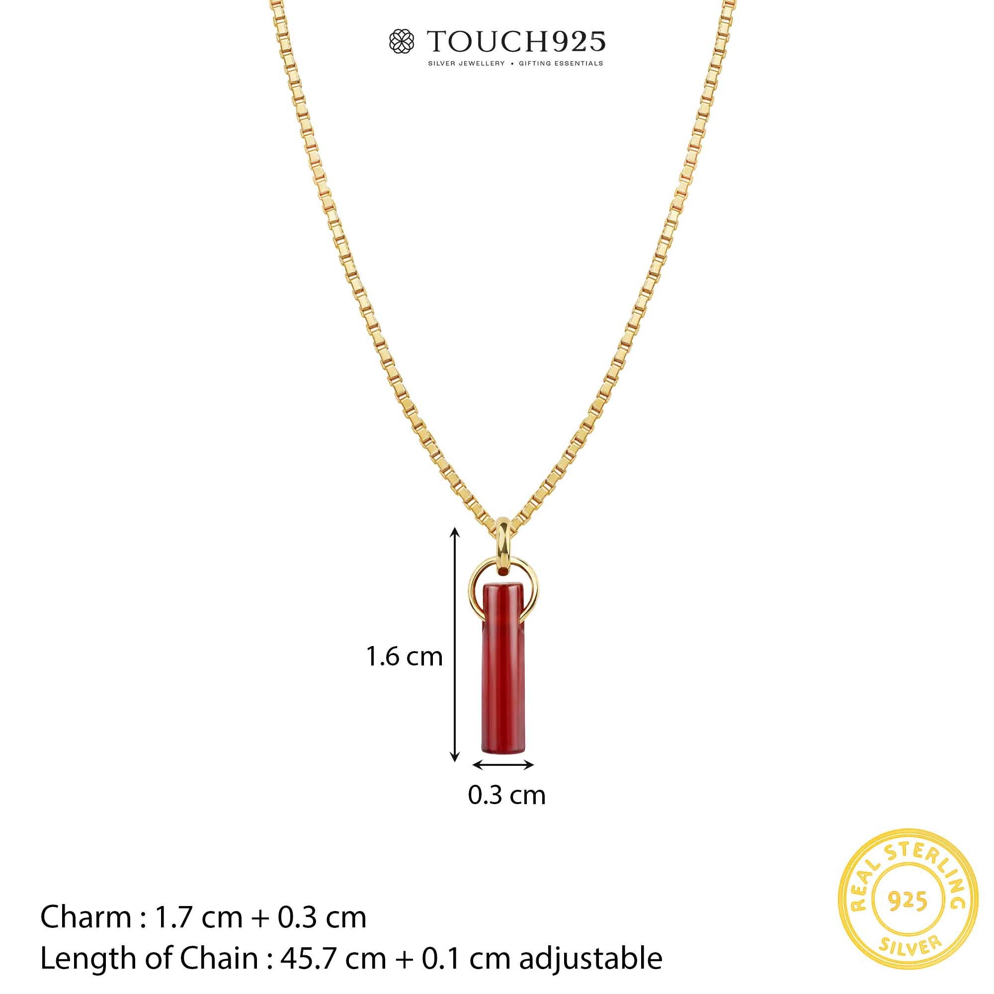 Kiera Birthstone Necklace (Jan)