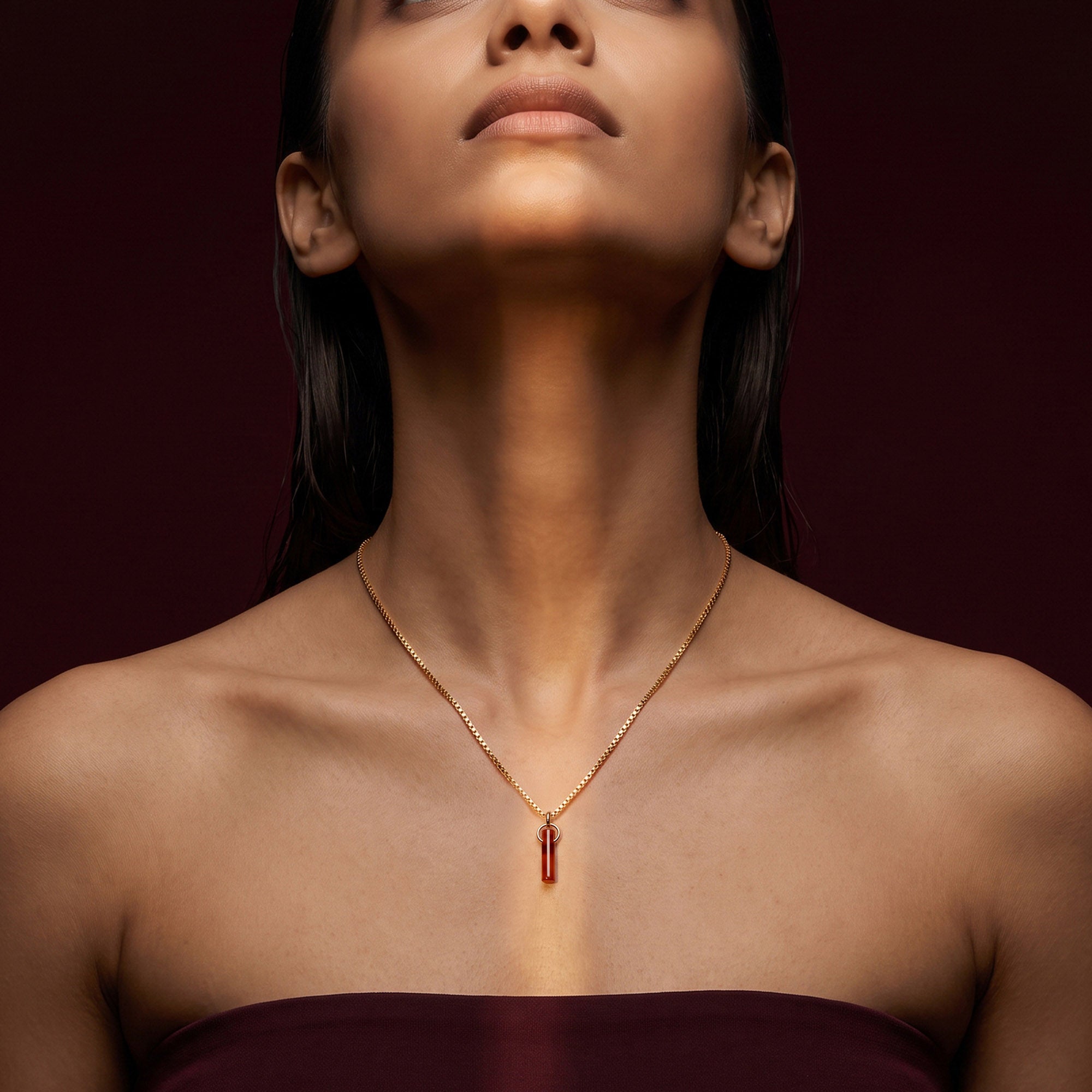 Kiera Birthstone Necklace (Jan)