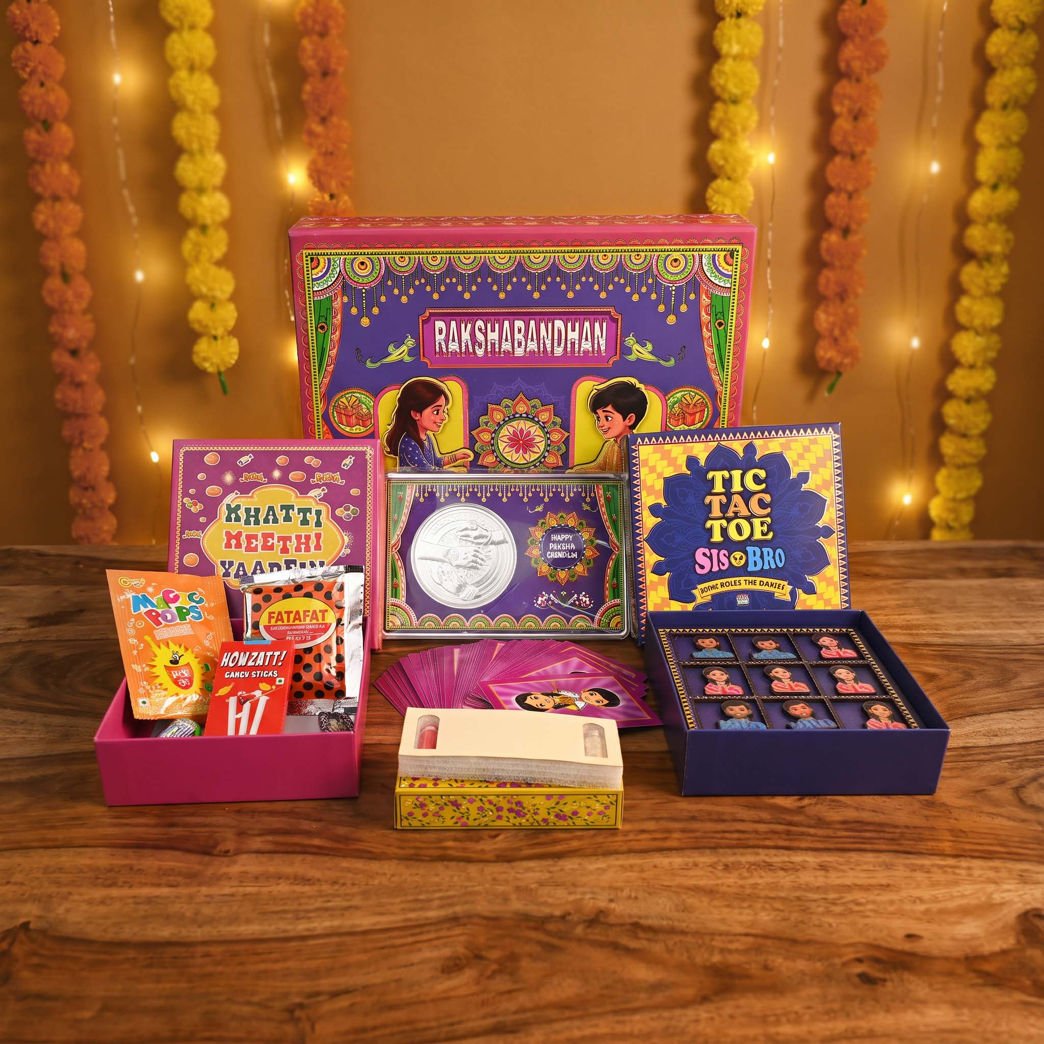 Nostalgic Rakhi Coin Hamper