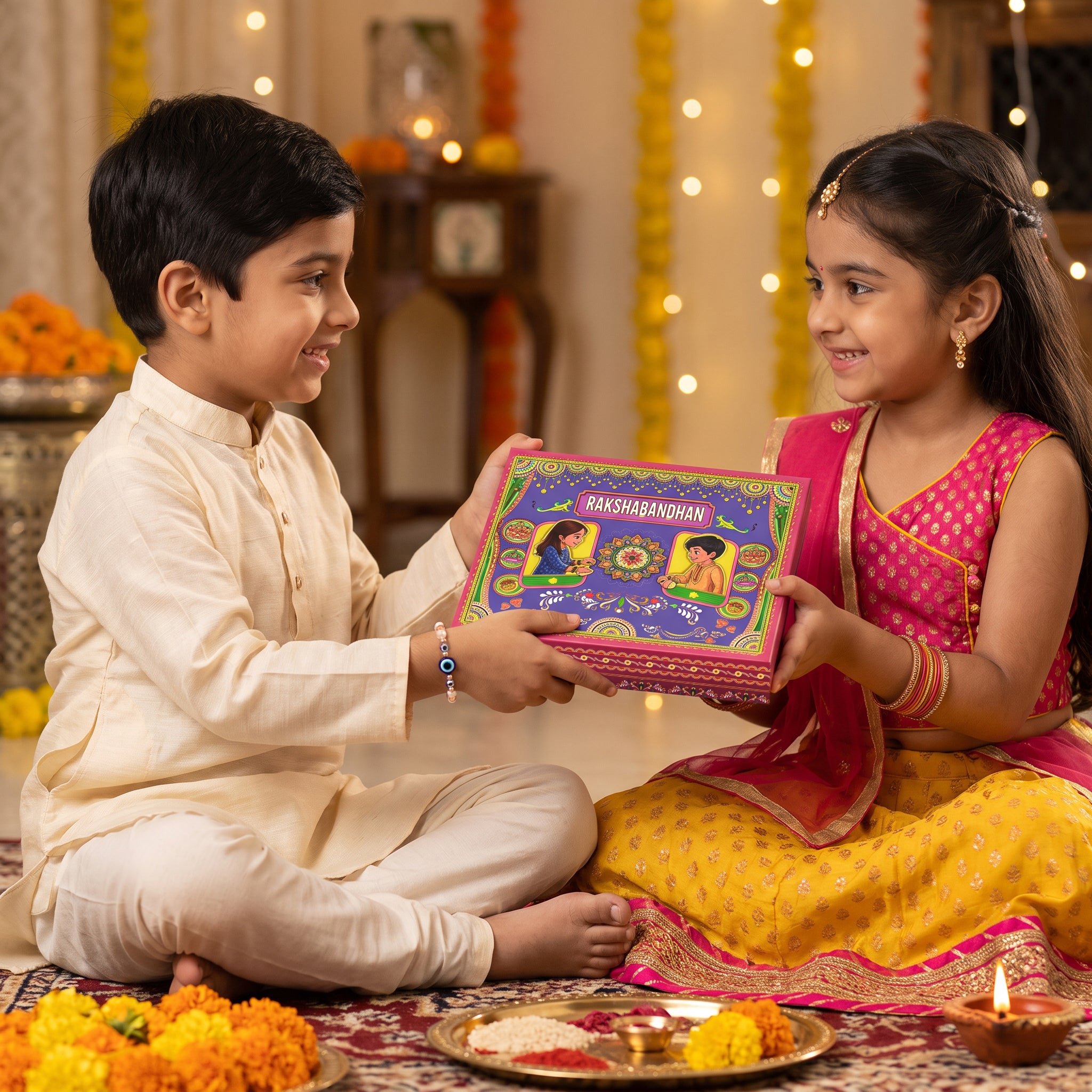Nostalgic Rakhi Coin Hamper