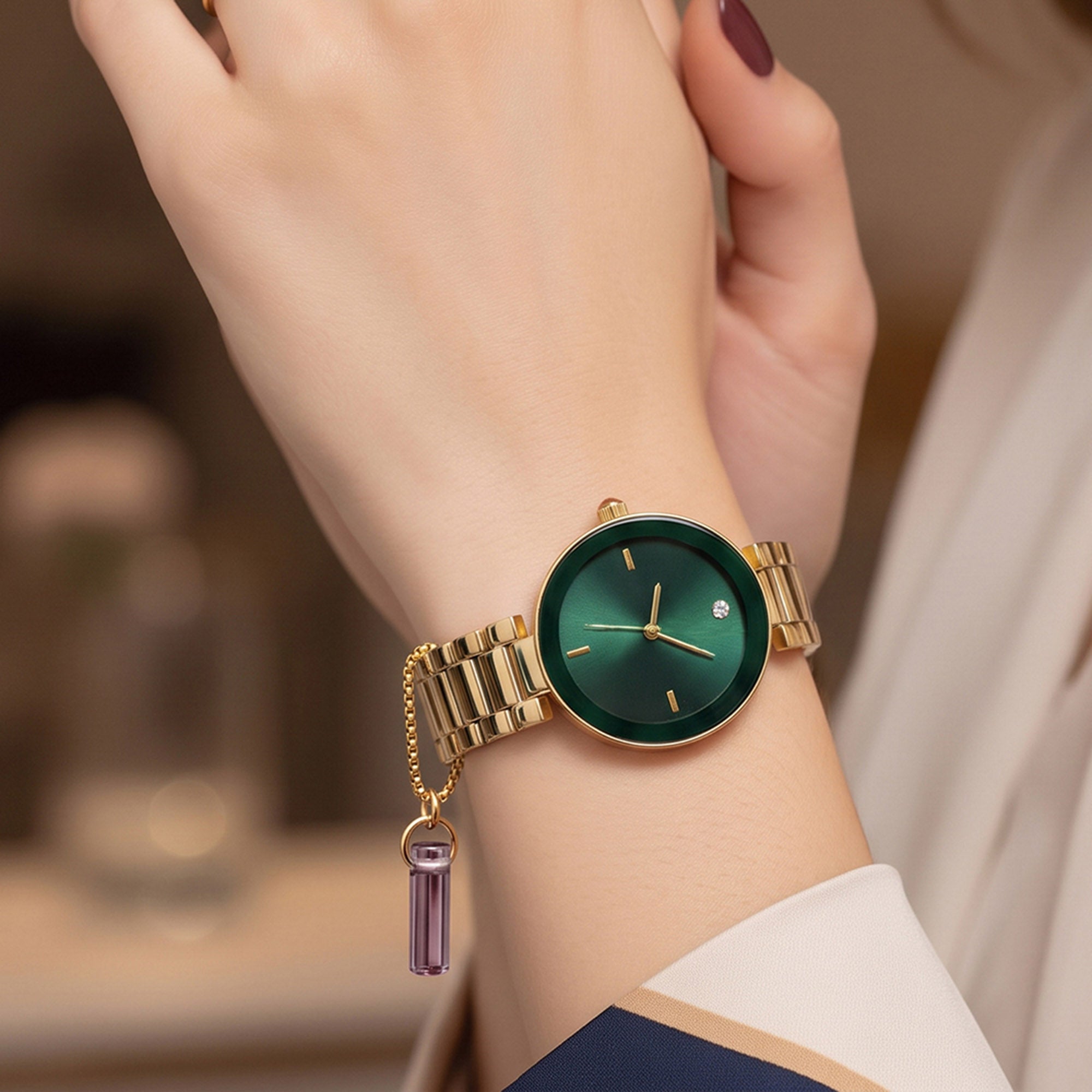 Iris Birthstone Charm (Feb)
