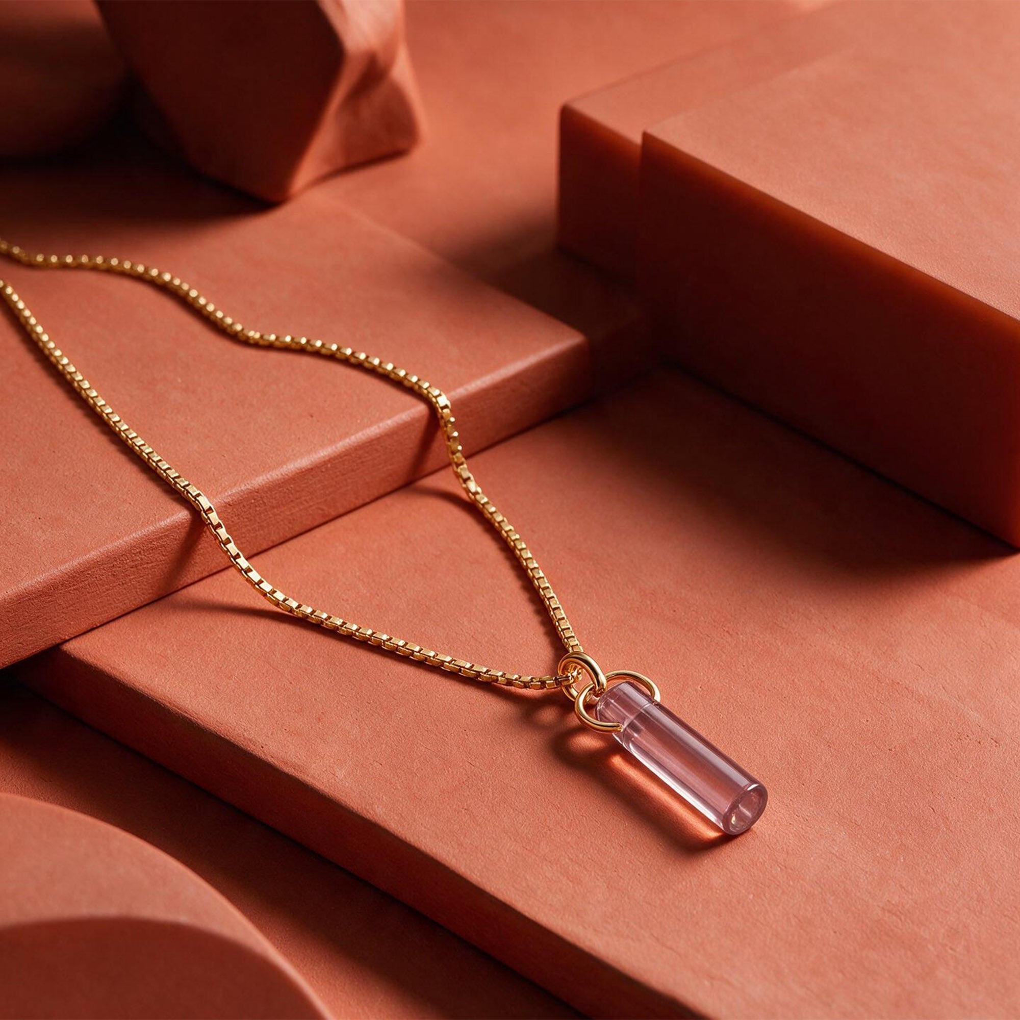 Iris Birthstone Necklace (Feb)