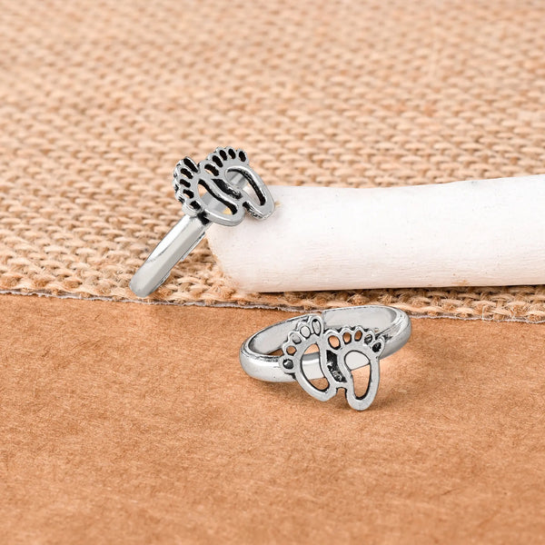 Little Feet Silver Toe Ring