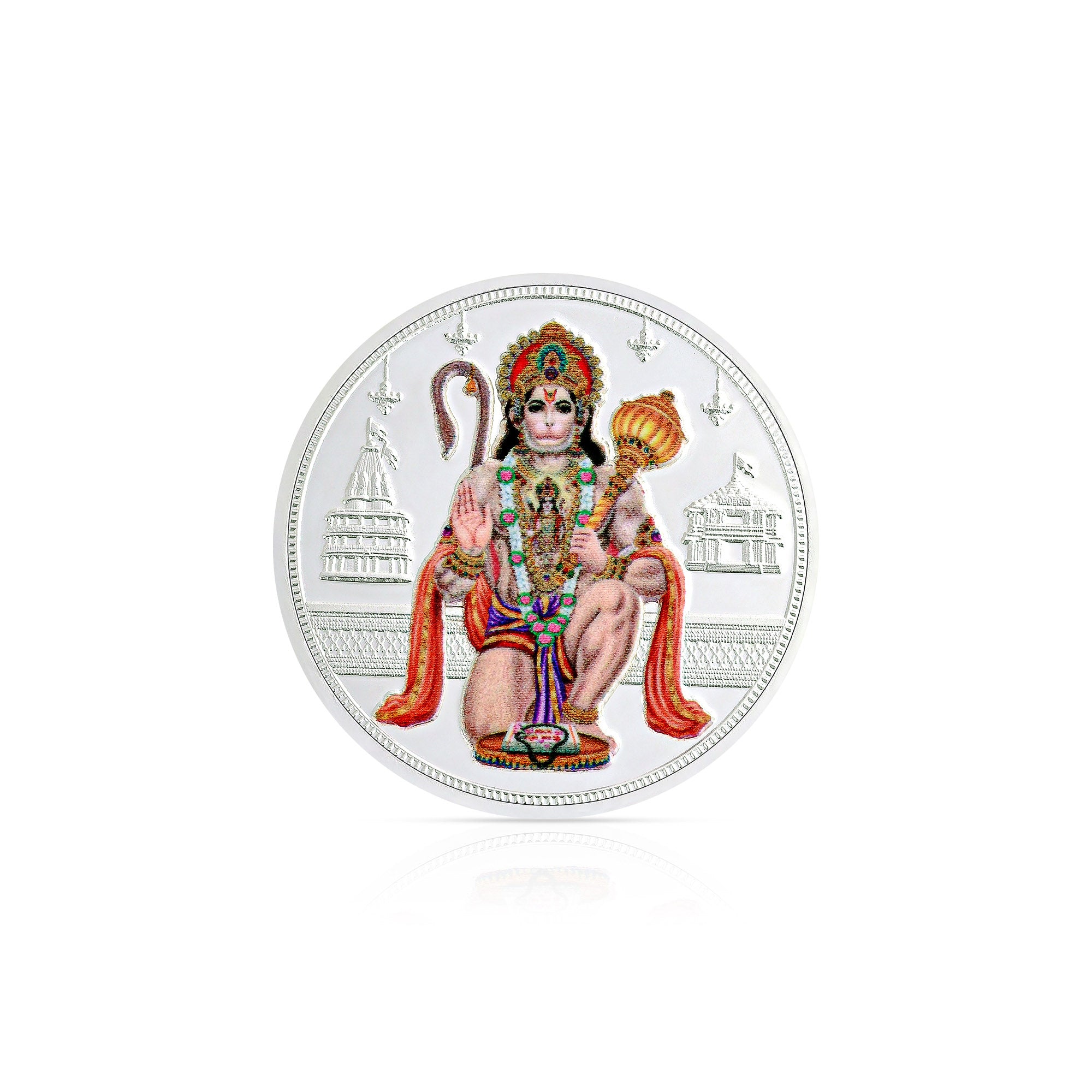 Pure 999 Silver 10g Hanuman Ji Coin