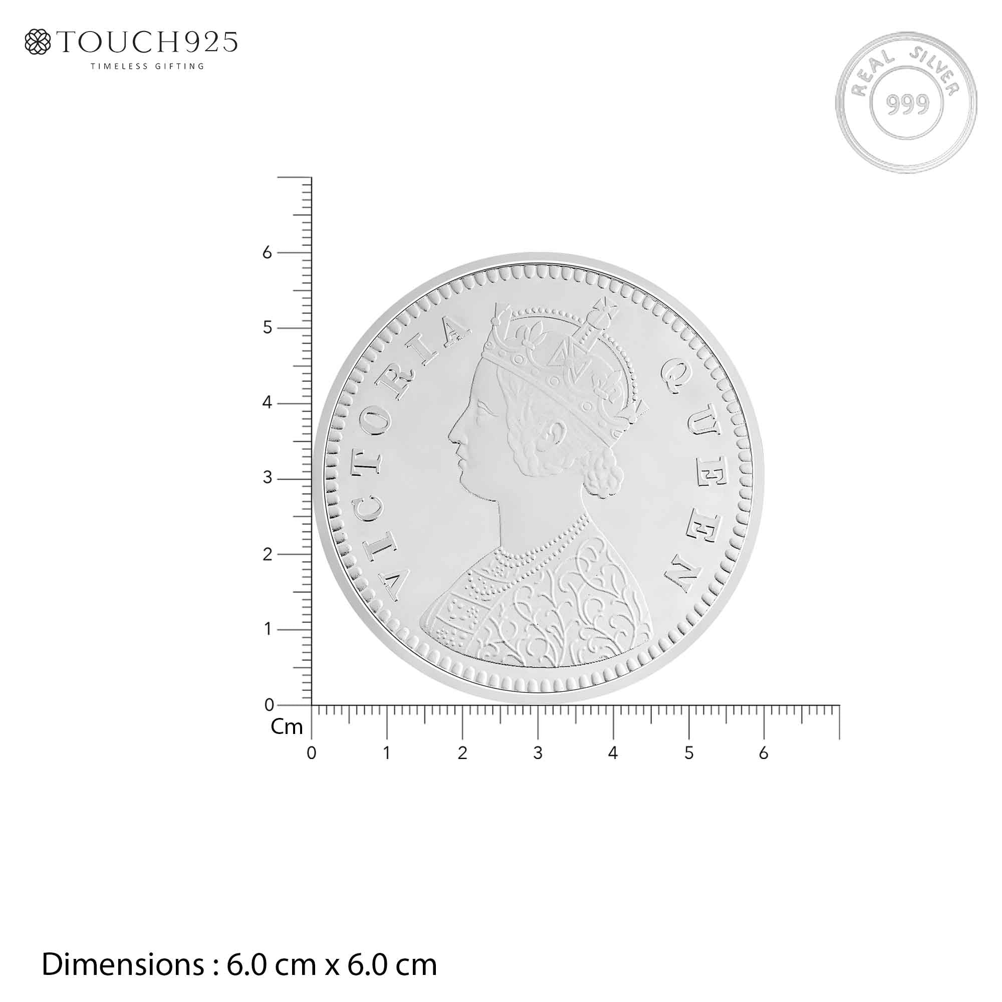 10-100g Queen Victoria Pure 999 Silver Coin