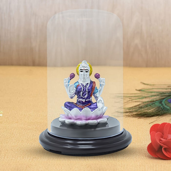 999 Silver Lakshmi Devi Eternal Blessing Idol - Touch925
