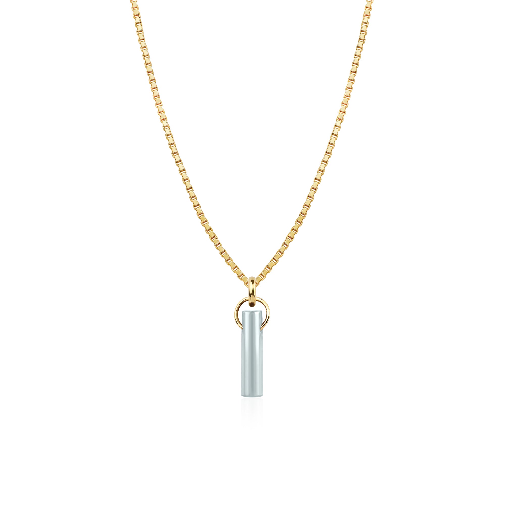 Clara Birthstone Necklace (Apr)