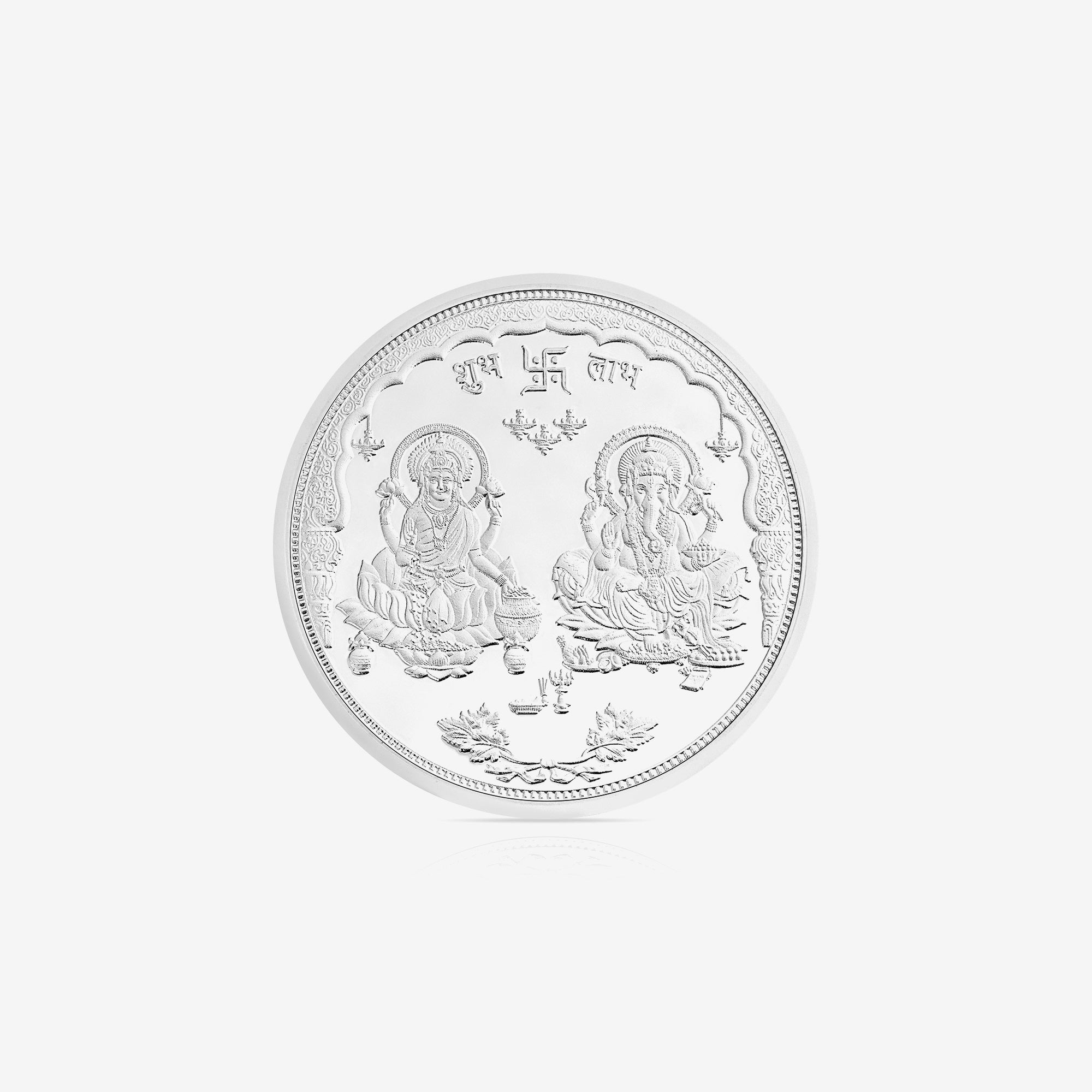 10-100g  Lakshmi Ganesh Pure 999 Silver Coin
