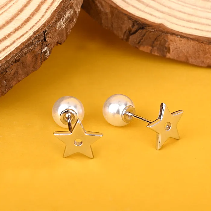 Celestial Star Pearl Earring - Touch925