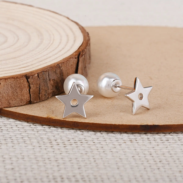 Celestial Star Pearl Earring