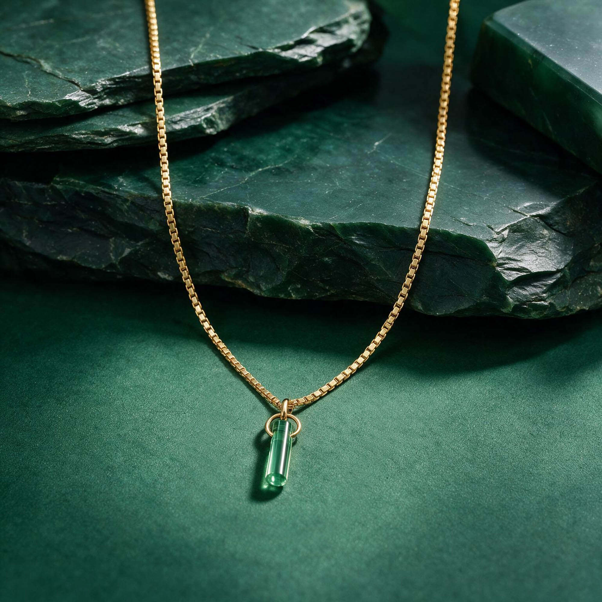 Eva Birthstone Necklace (May)