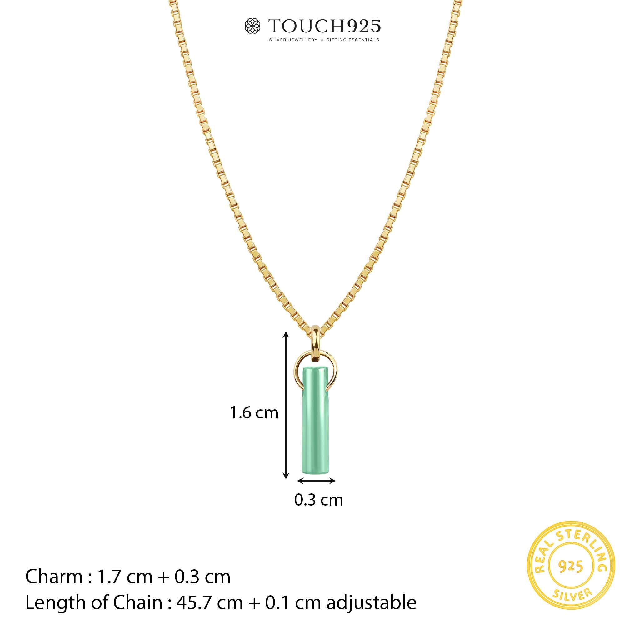 Eva Birthstone Necklace (May)