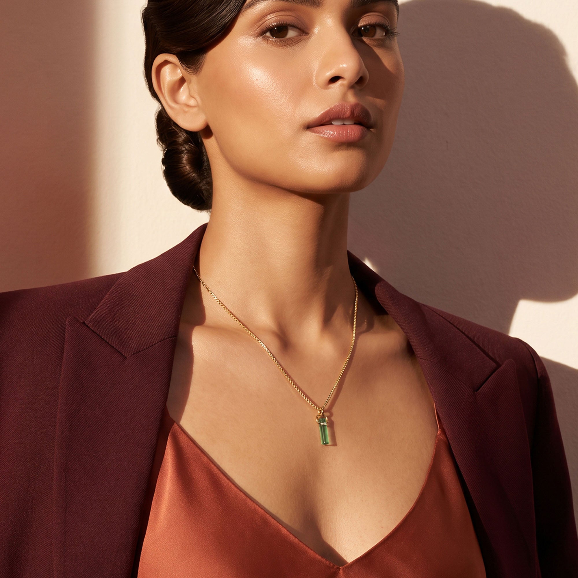 Eva Birthstone Necklace (May)