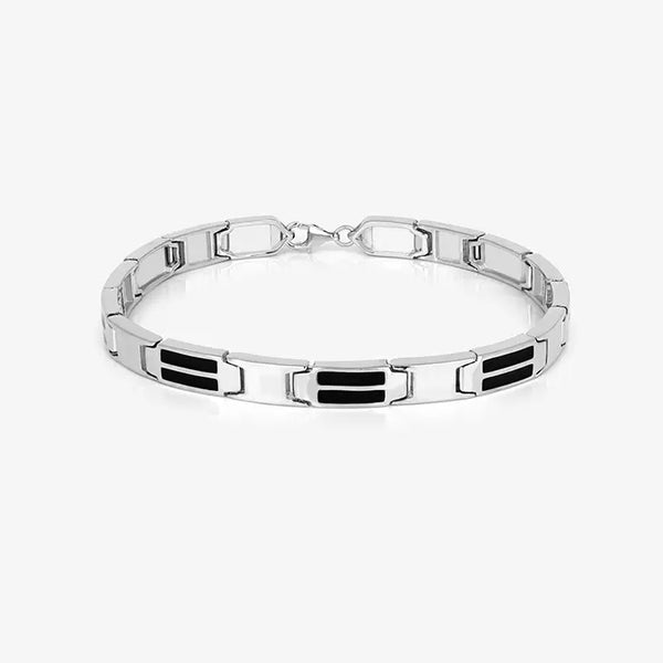 Urban Edge Silver Bracelet