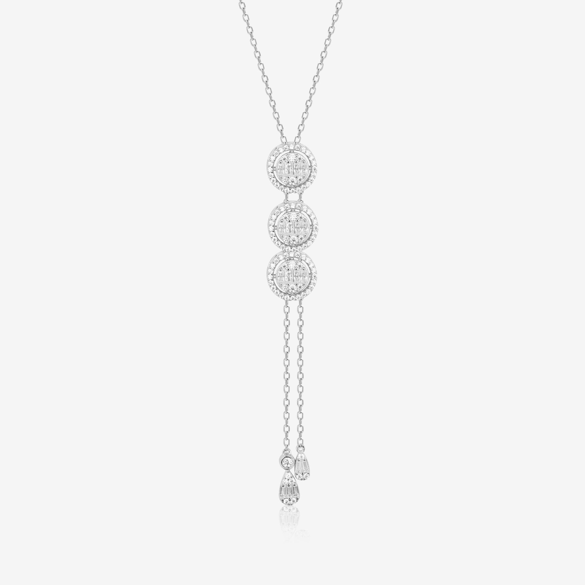 Circlet Symphony Silver Necklace Set