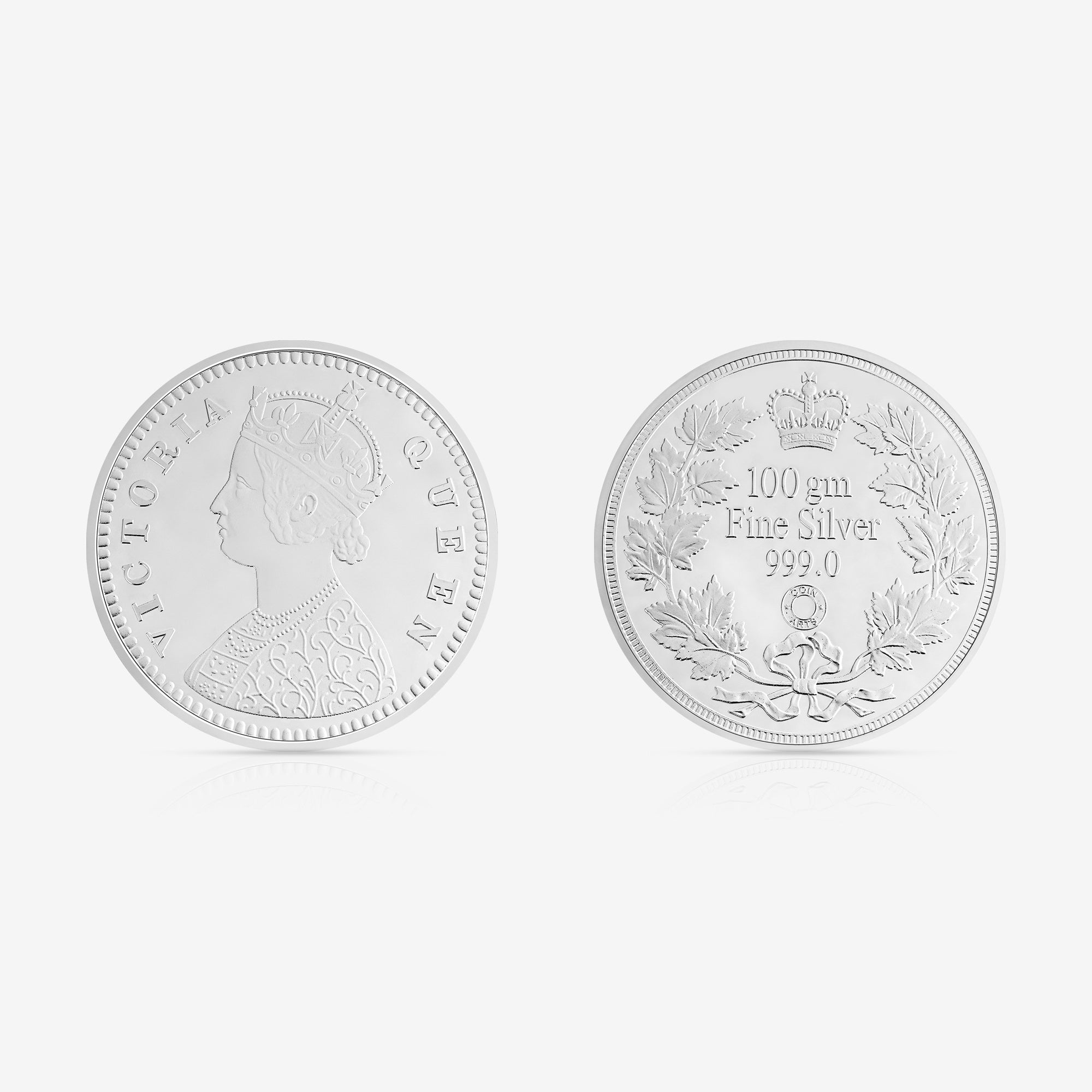 100g Queen Victoria Pure 999 Silver Coin
