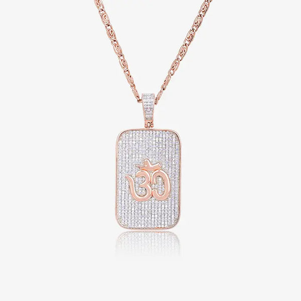 Sacred Serenity CZ Rosegold Chain Locket