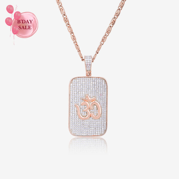 Sacred Serenity CZ Rosegold Chain Locket - Touch925