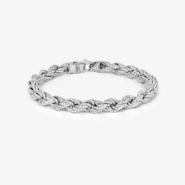 Silver Twist Knot Bracelet