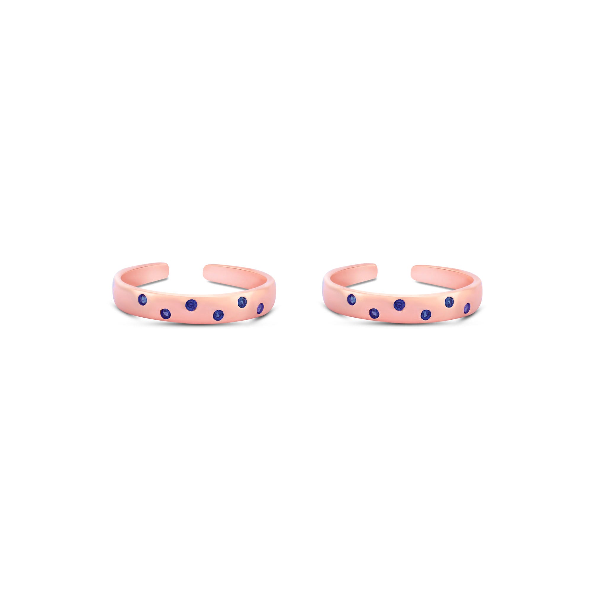 Rosé Droplets Toe Ring