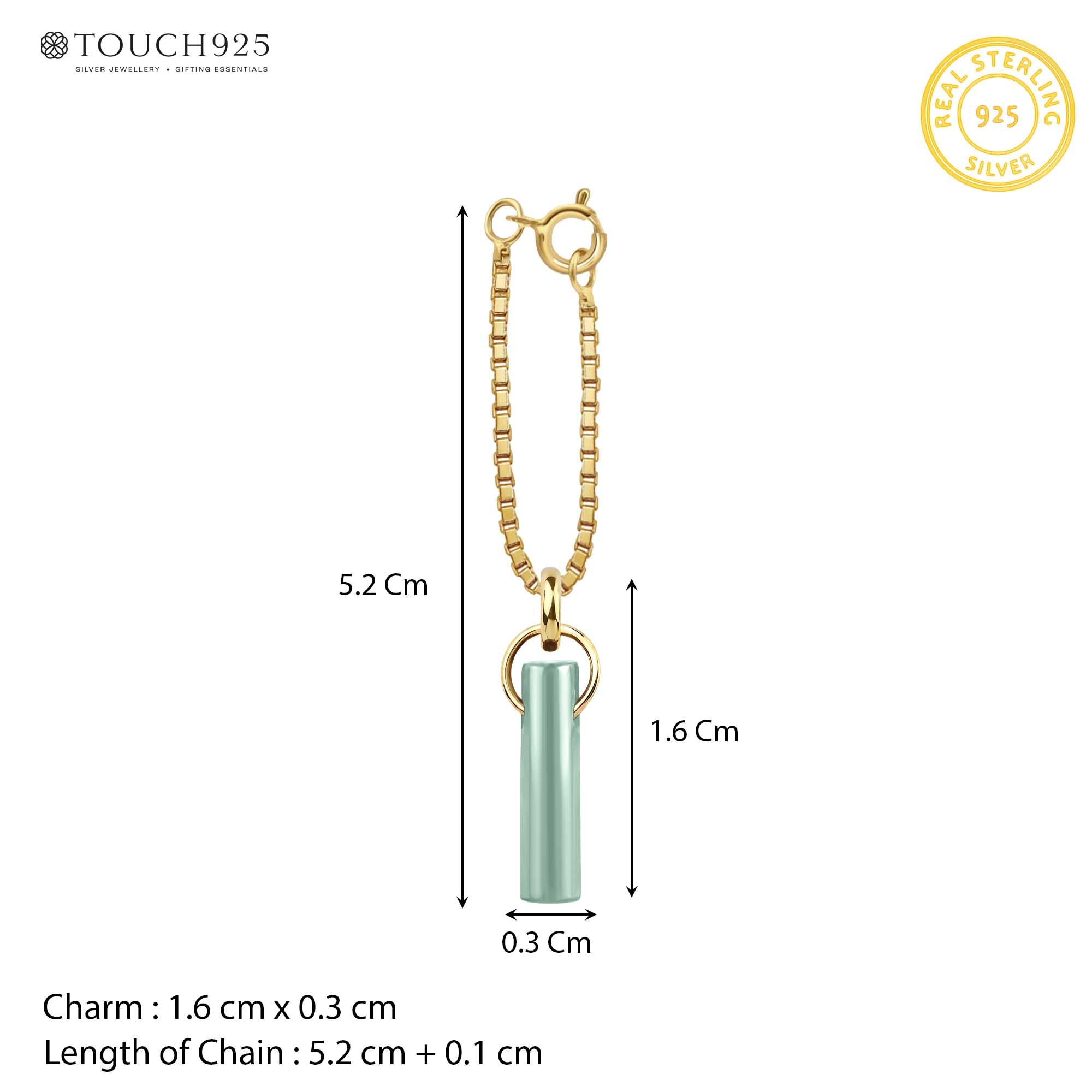 Zia Birthstone Charm (Aug)