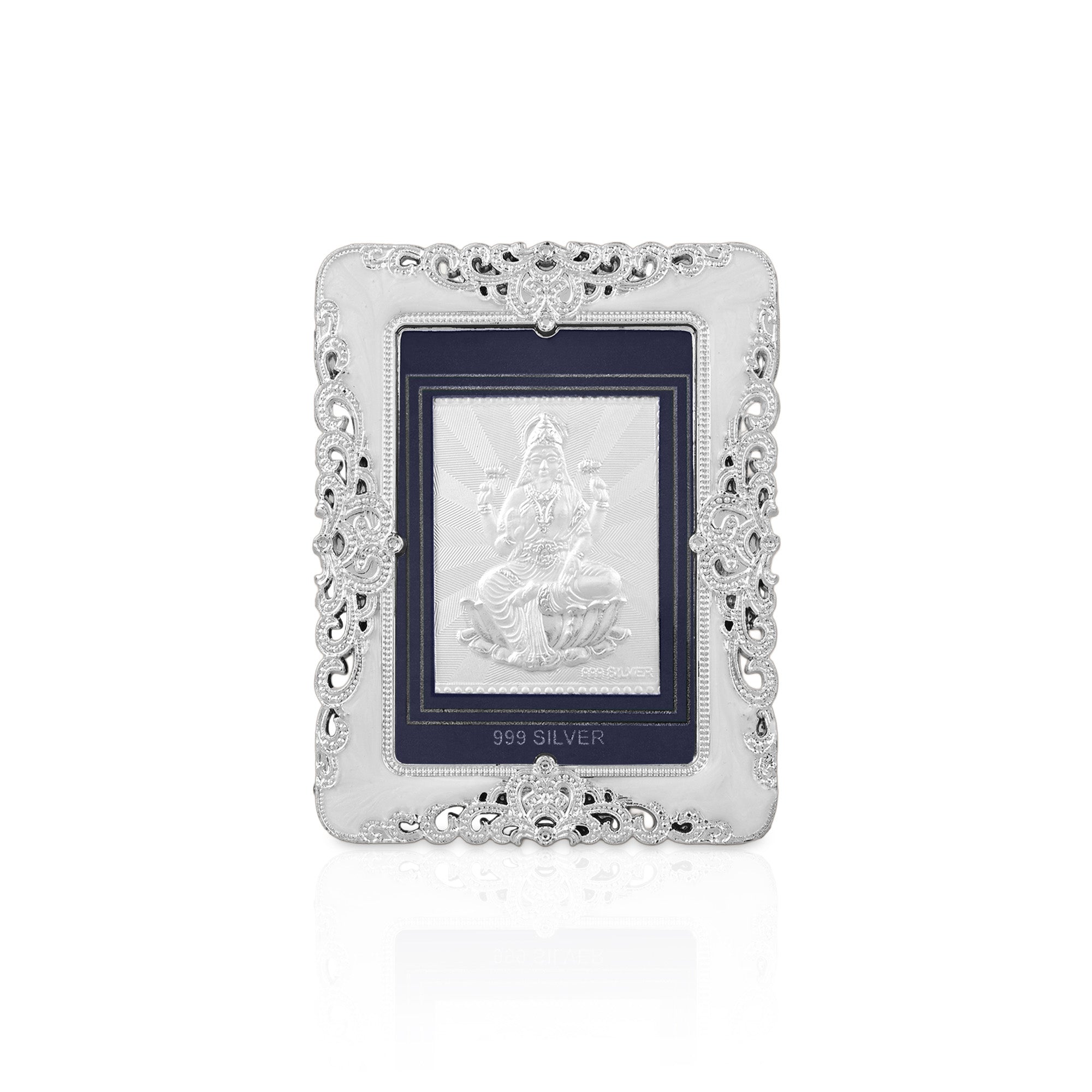 Goddess Lakshmi 999 Silver Photo Frame