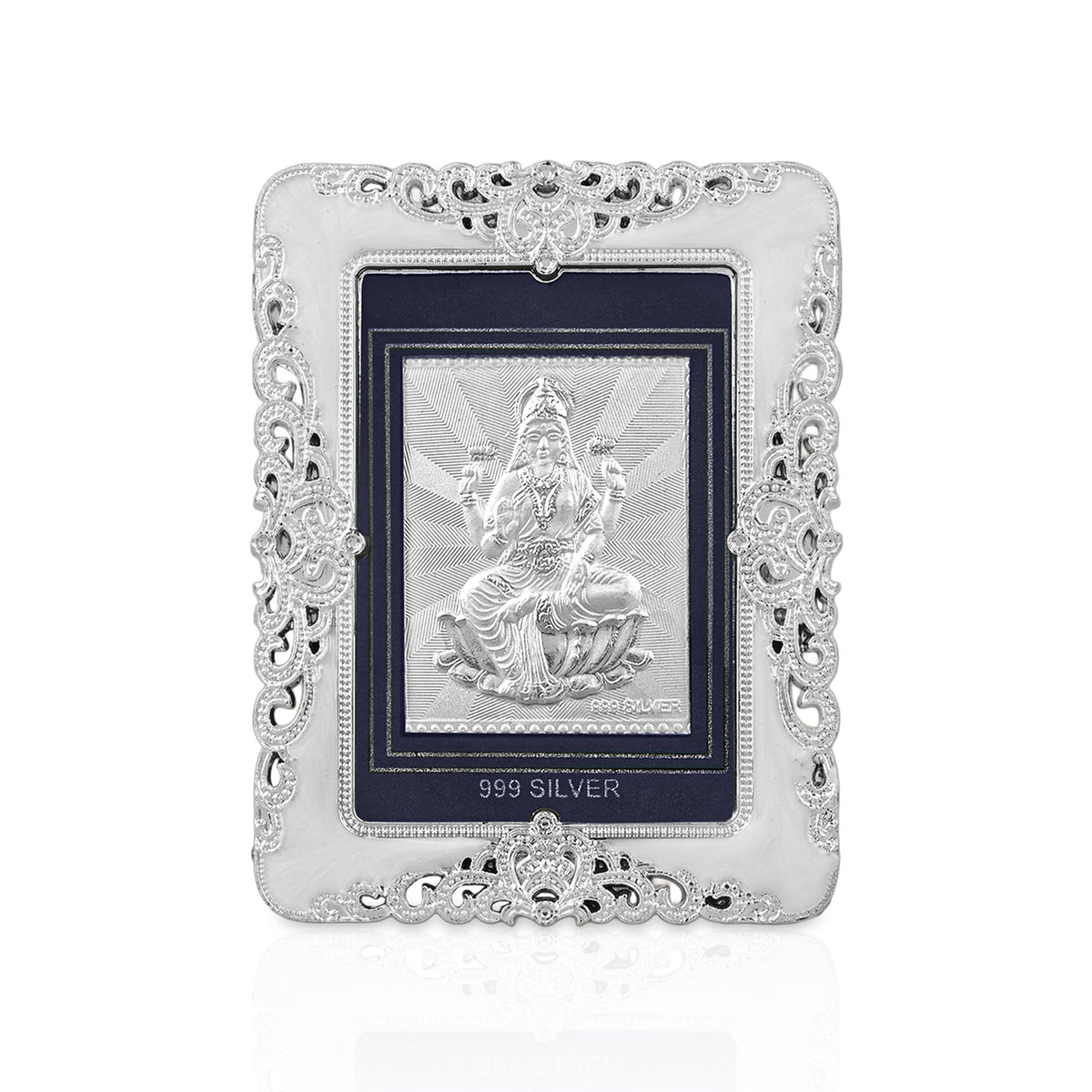 Goddess Lakshmi 999 Silver Photo Frame
