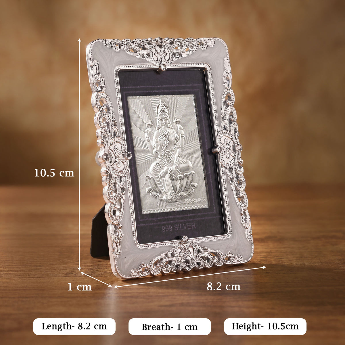 Goddess Lakshmi 999 Silver Photo Frame