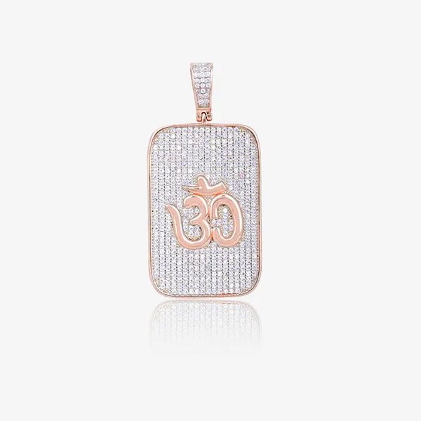 Sacred Serenity Zircon studded Rose Gold Locket