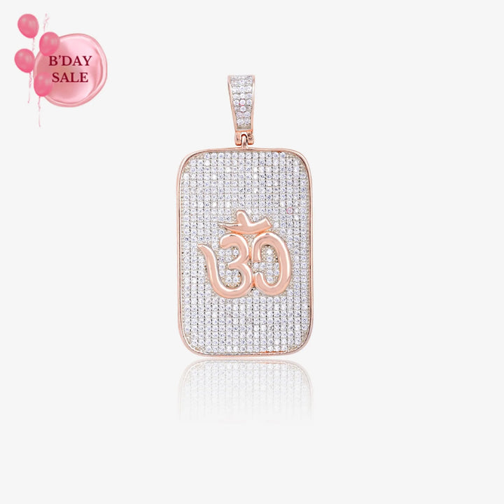 Sacred Serenity Zircon studded Rose Gold Locket - Touch925