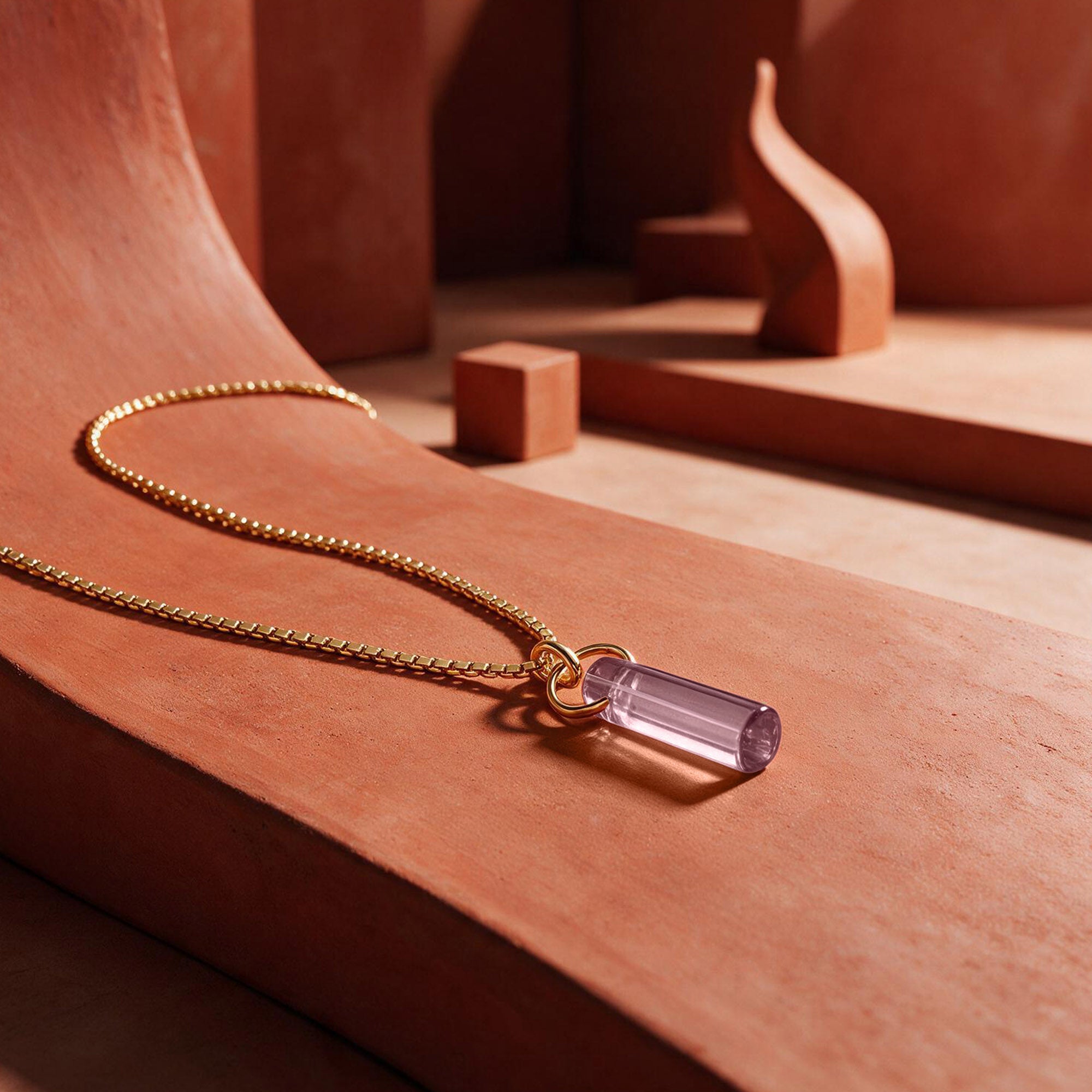 Aura Birthstone Necklace (Oct)