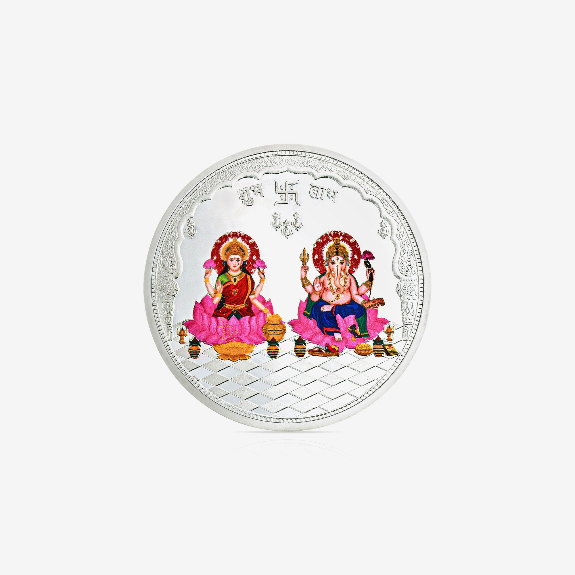 10-100g Lakshmi Ganesh Pure 999 Silver Coin