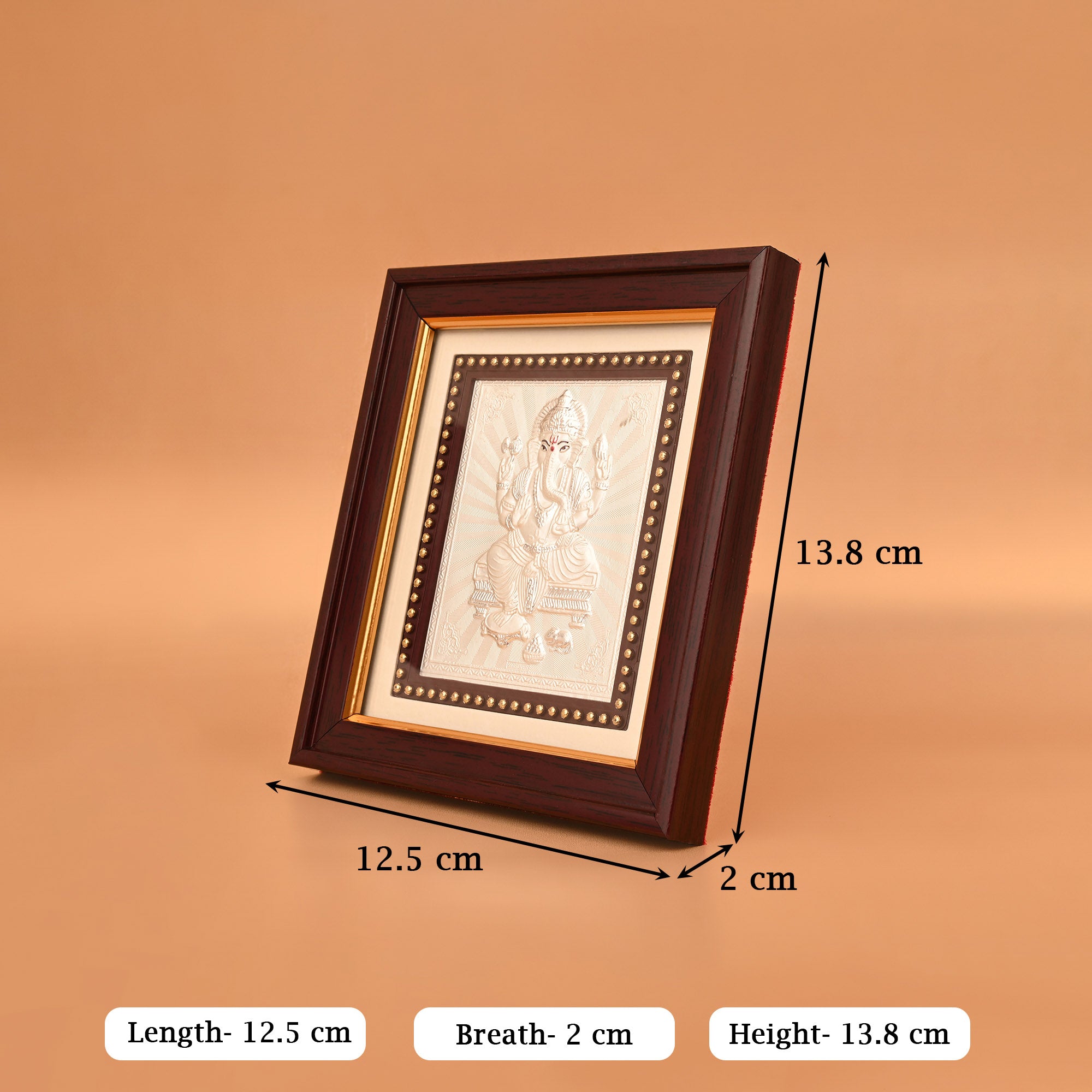 Ganesh Ji 999 Silver Frame