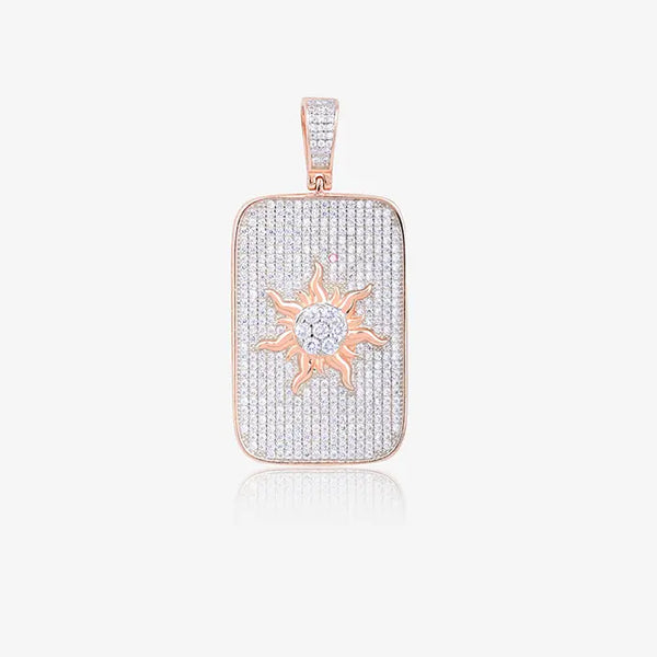 Radiant Dawn Zircon studded Rose Gold Locket