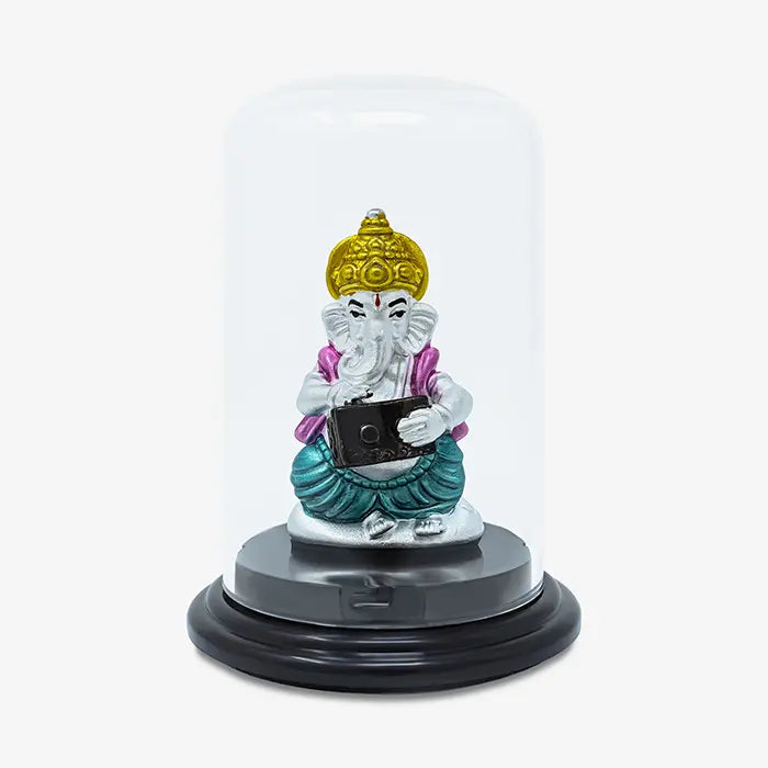 999 Silver Bhalchandra Aura Idol - Touch925