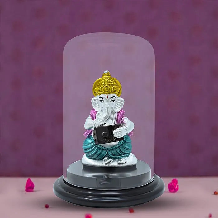 999 Silver Bhalchandra Aura Idol - Touch925