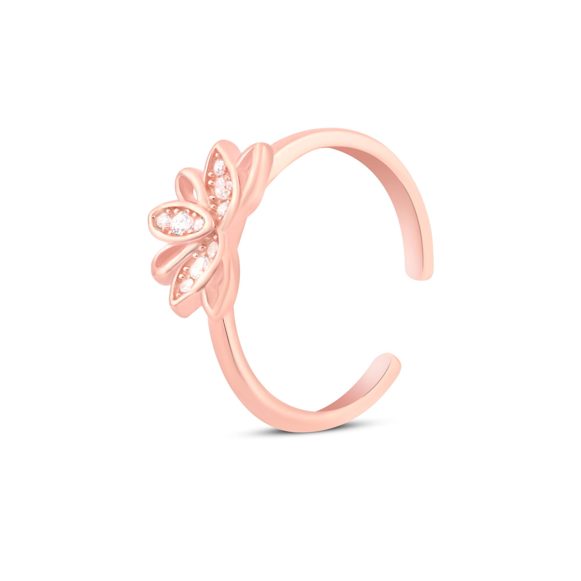 Blossom Whirl Toe Ring