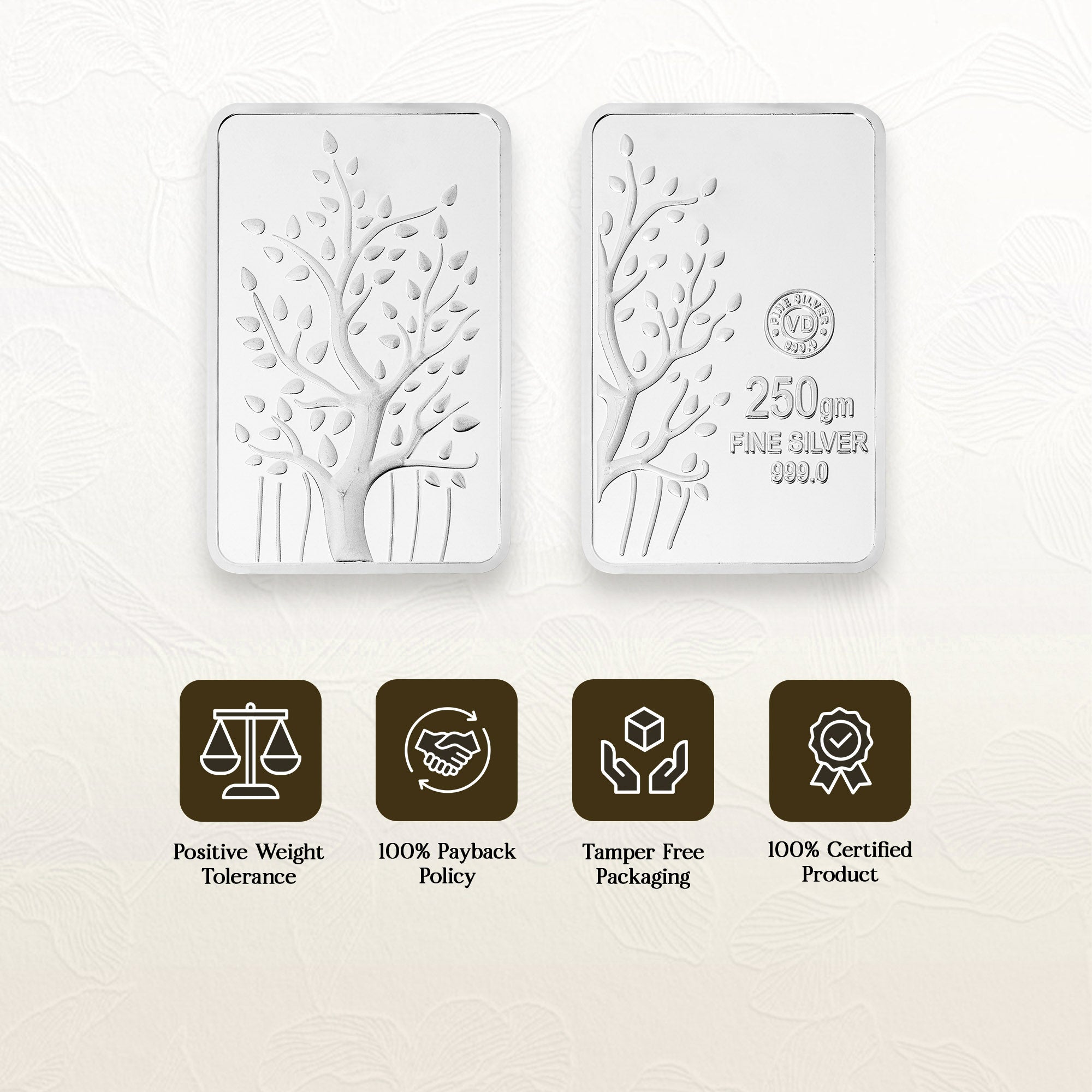 999 Silver Banyan Tree Bar 250g