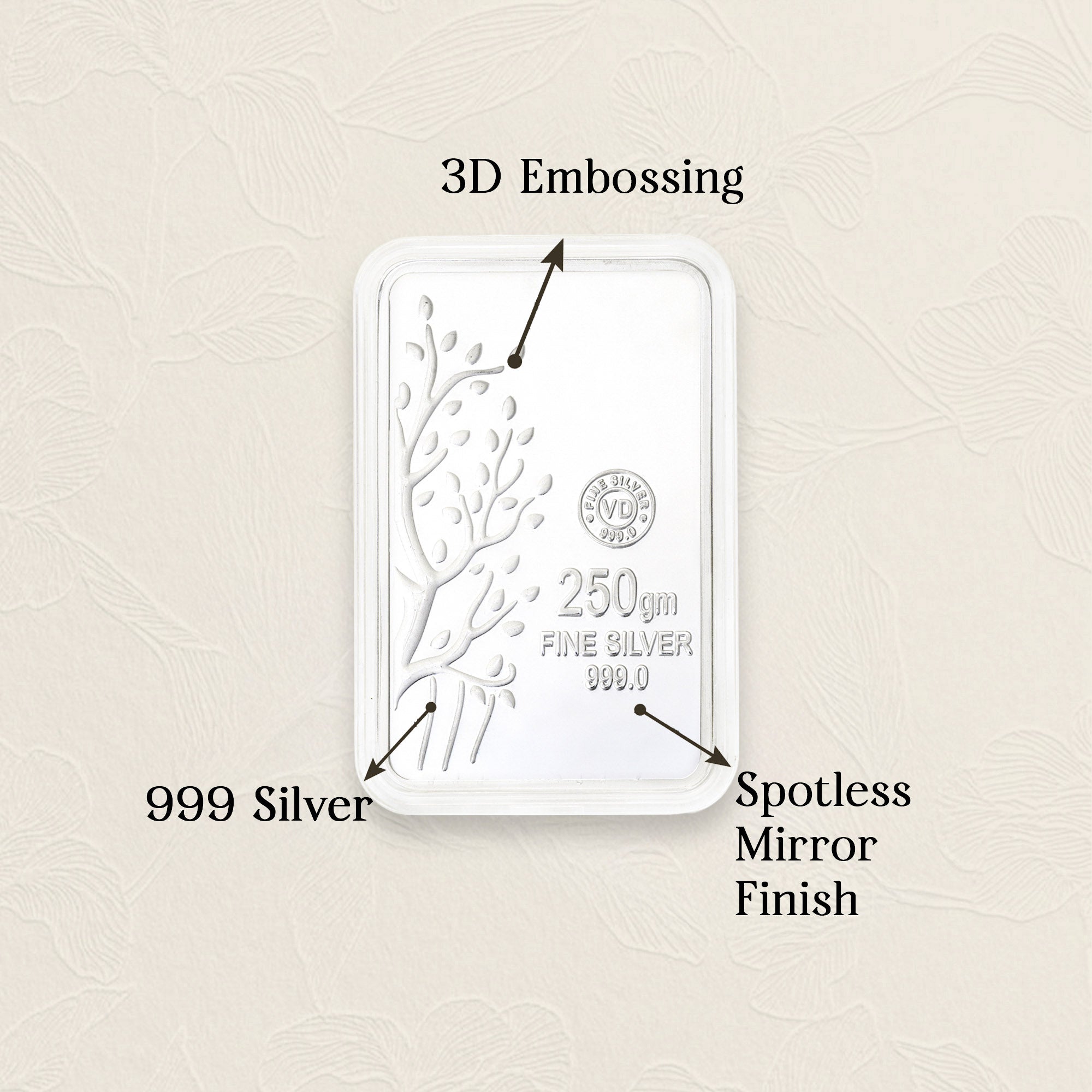 999 Silver Banyan Tree Bar 250g