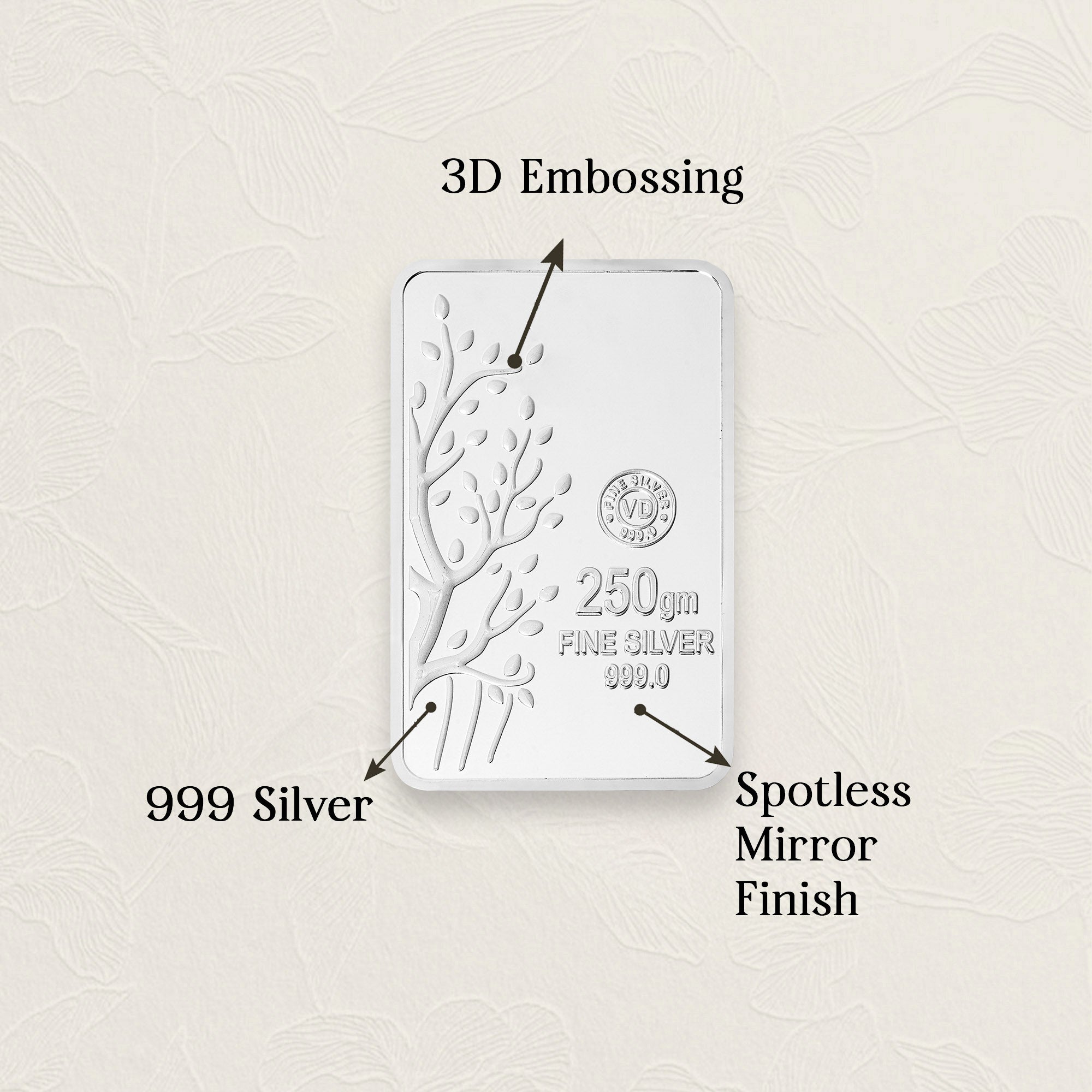 999 Silver Banyan Tree Bar 250g