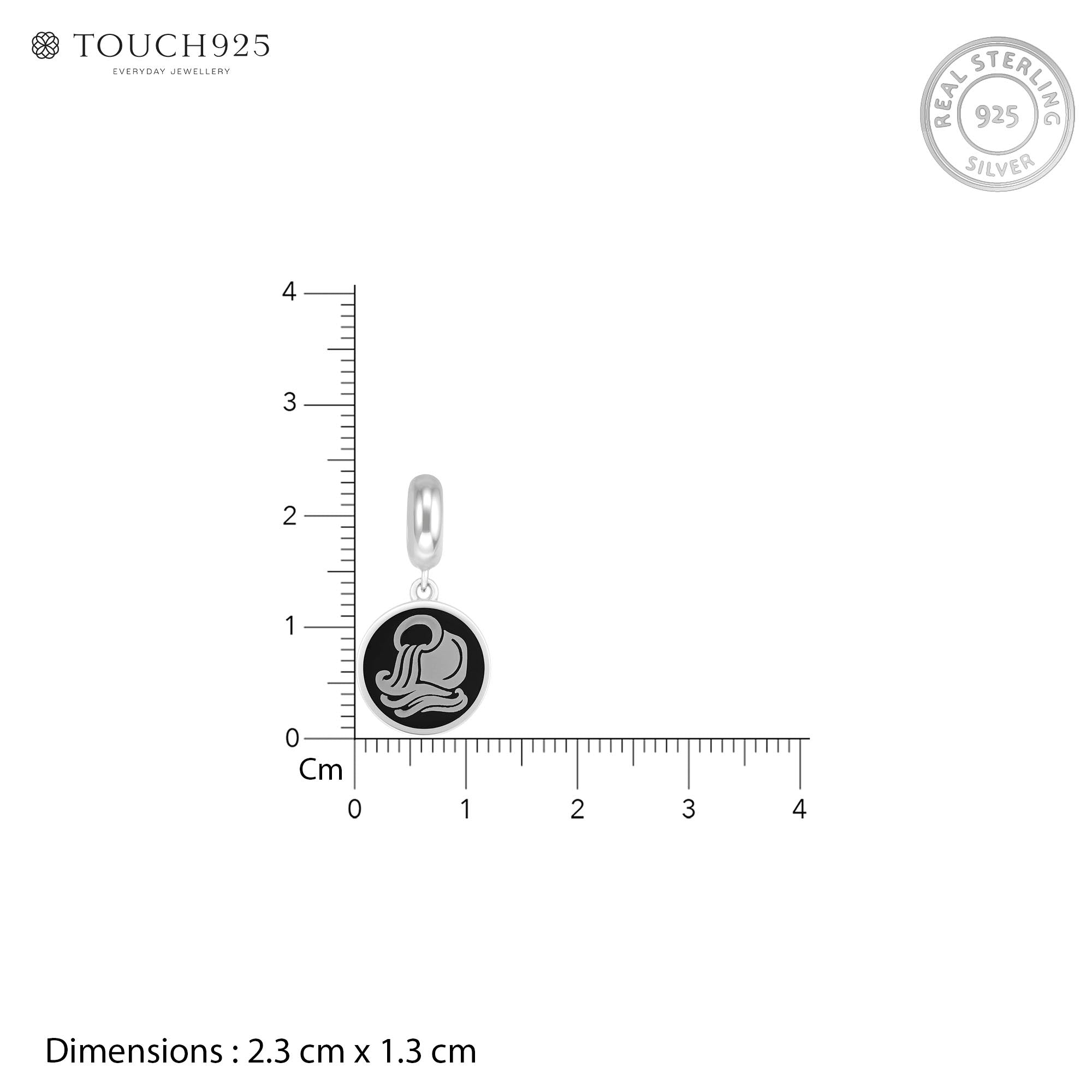 Aquarius Zodiac Pendant