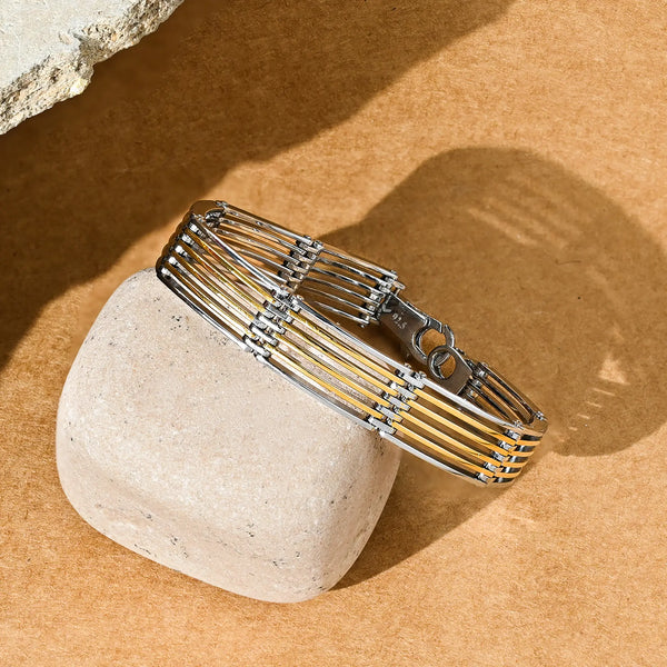 Elegant Striped Bold Bracelet